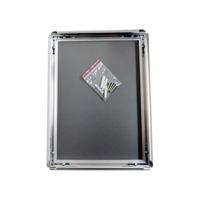 DIN A4 | Alu Klapprahmen silber, Wechselrahmen, 240 x 325 mm